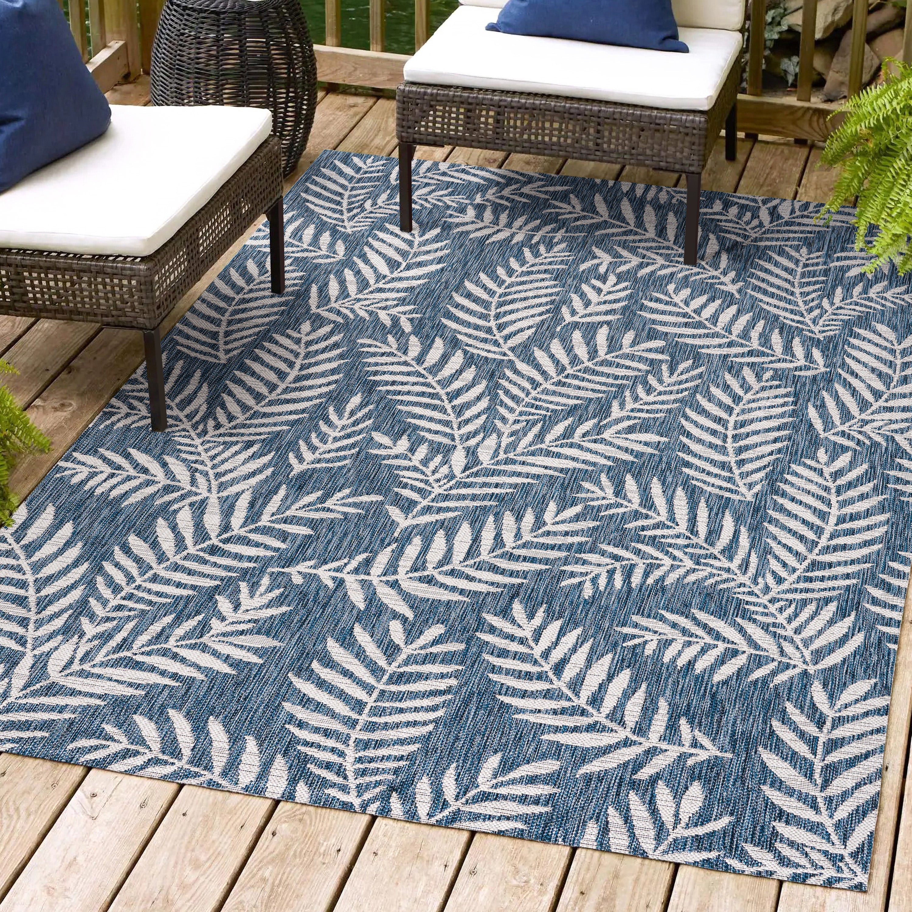 Nevis Palm Frond Indoor/Outdoor Area Rug