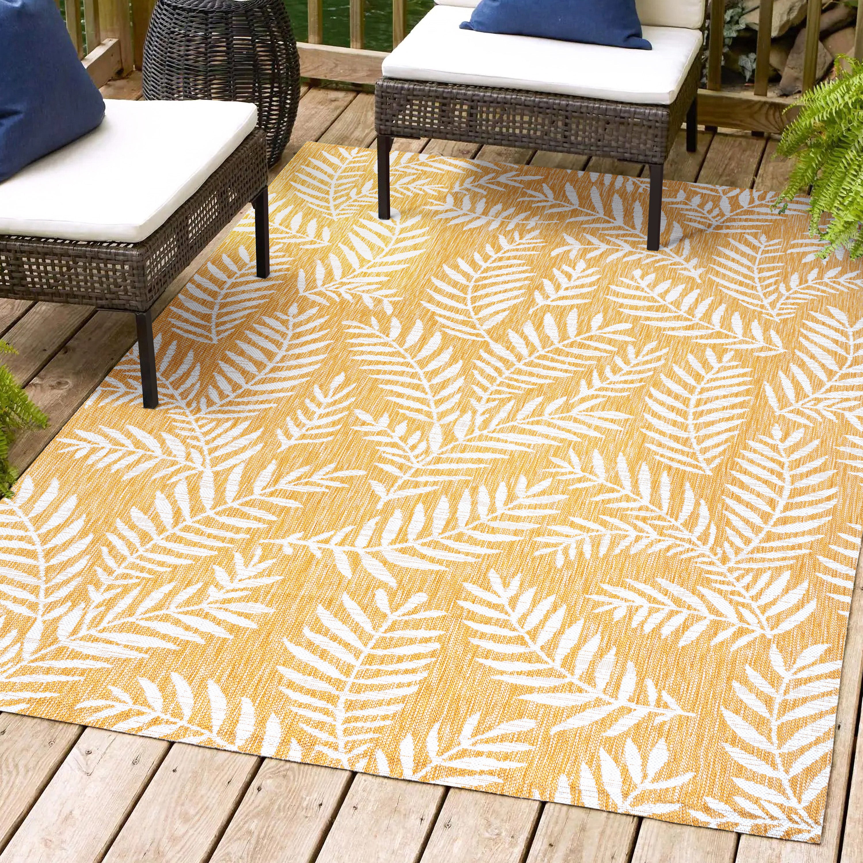 Nevis Palm Frond Indoor/Outdoor Area Rug