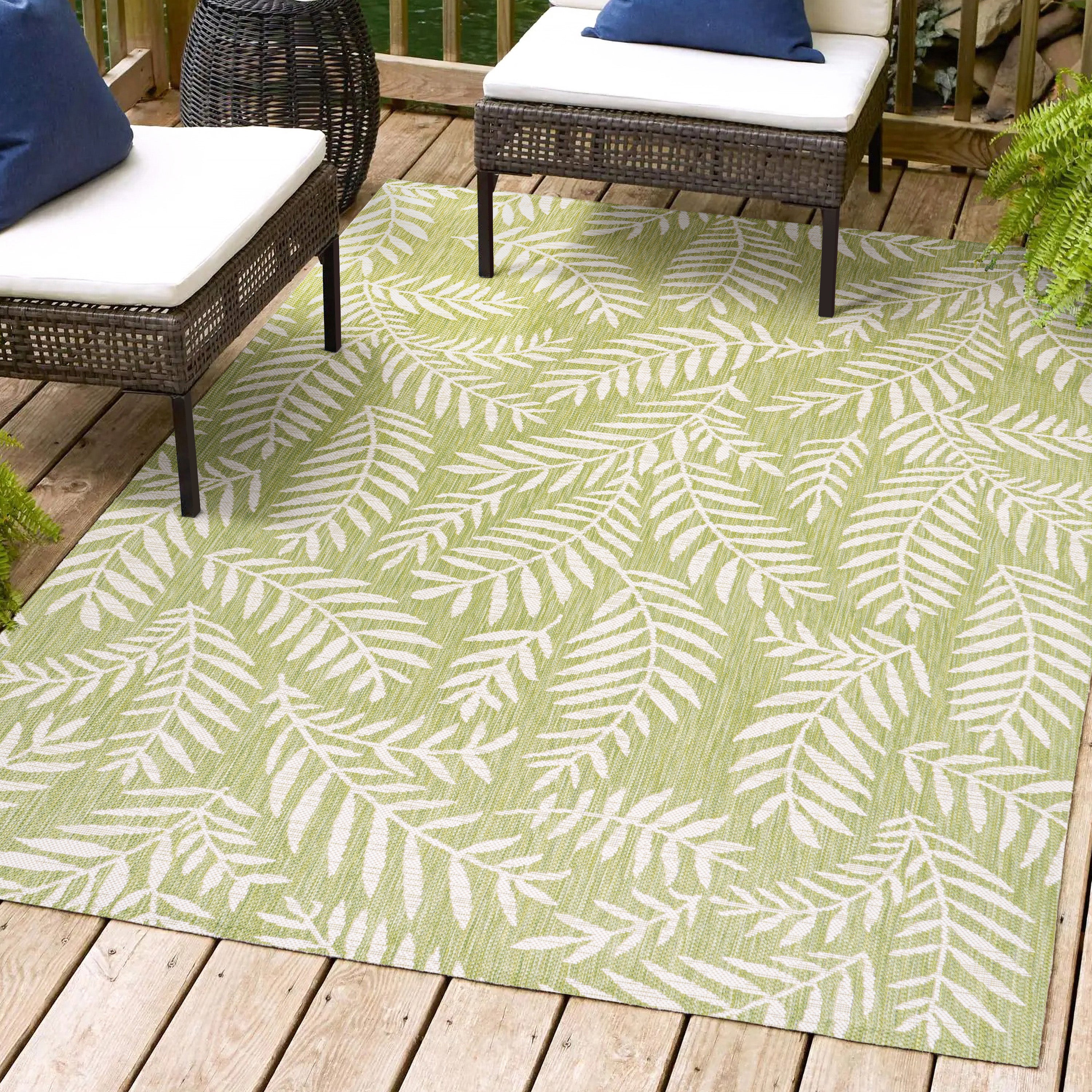 Nevis Palm Frond Indoor/Outdoor Area Rug