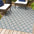 Arabesque ogee trellis indoor/outdoor area rug