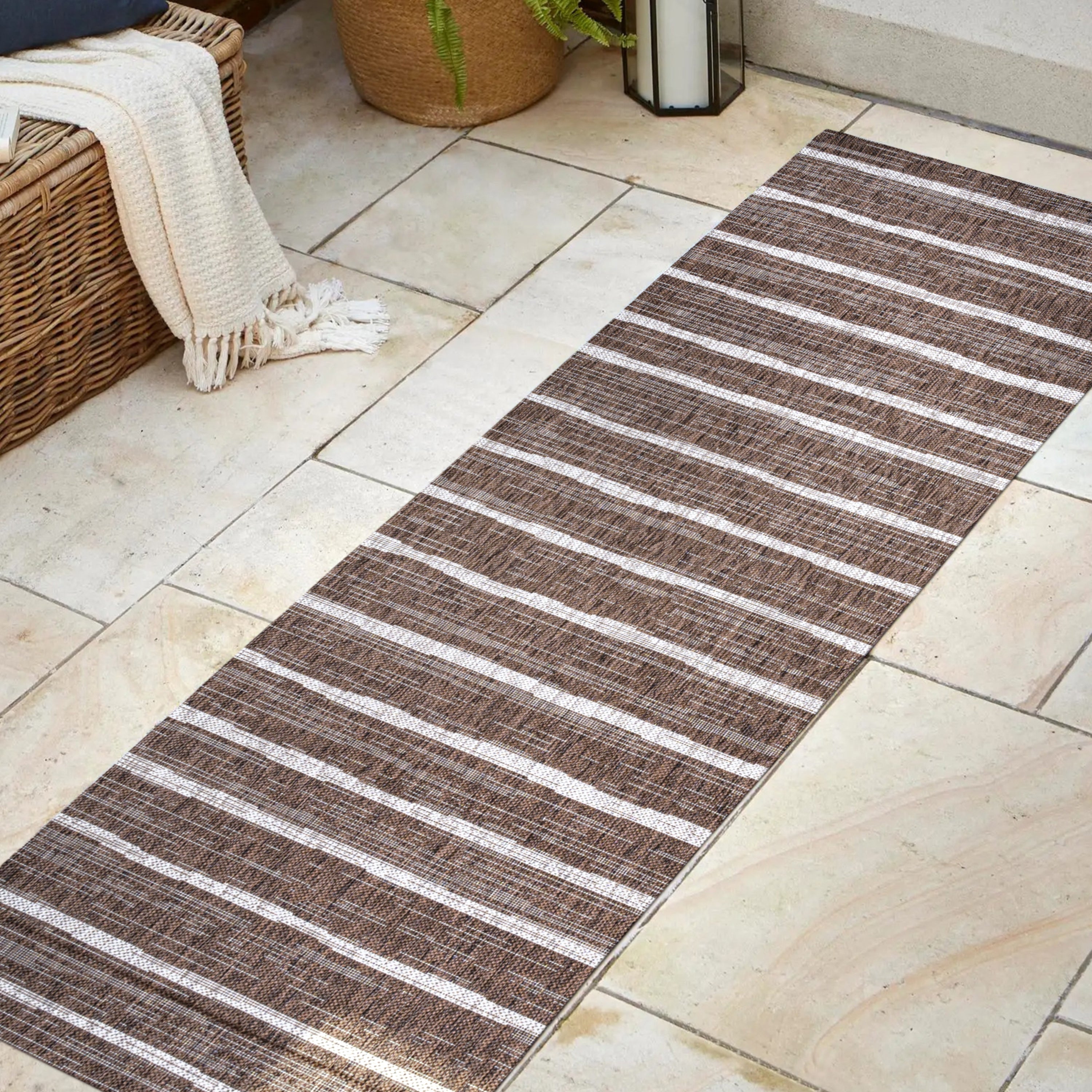 Colonia Berber Indoor/Outdoor Runner Rug