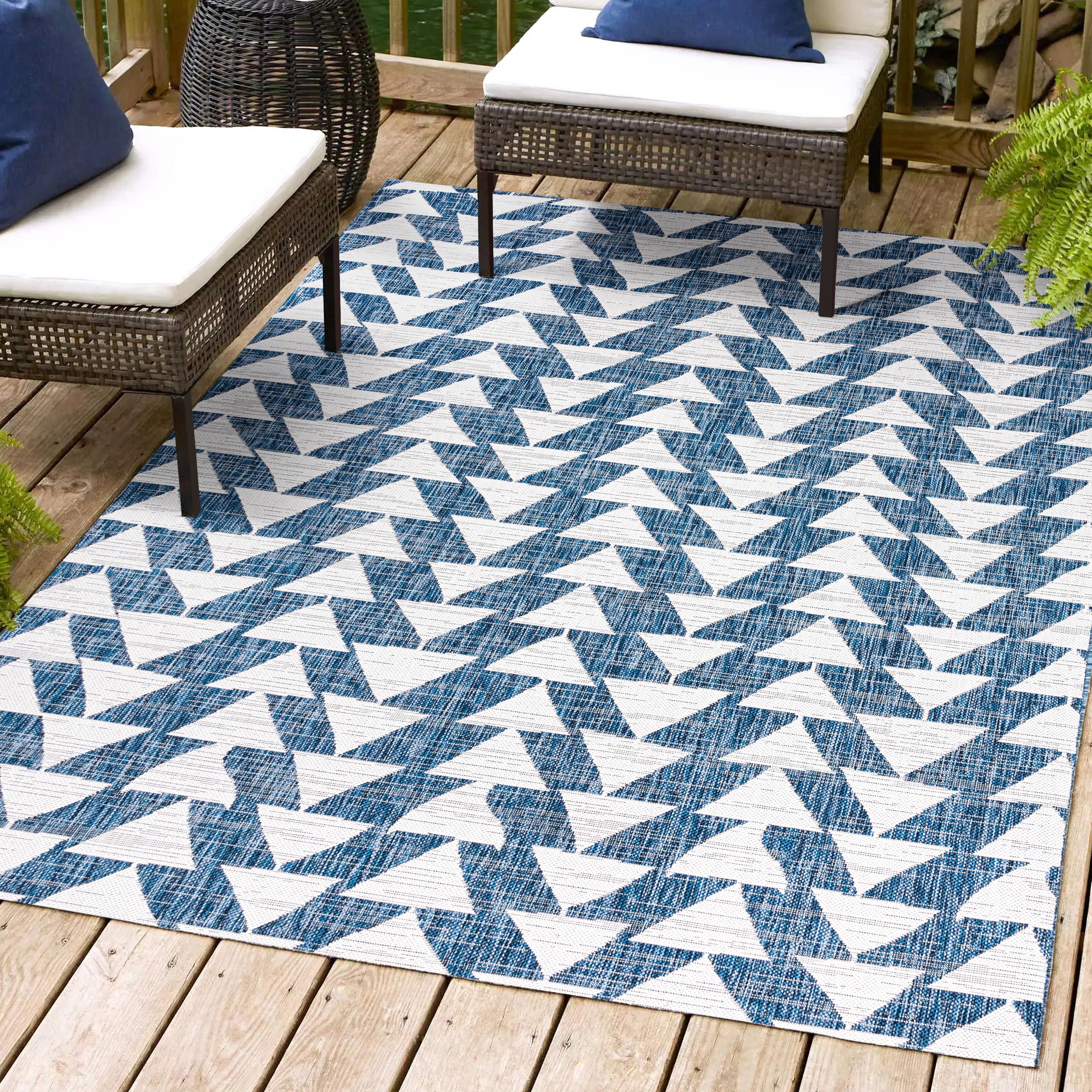 Andratx Modern Geometric Indoor/Outdoor Area Rug