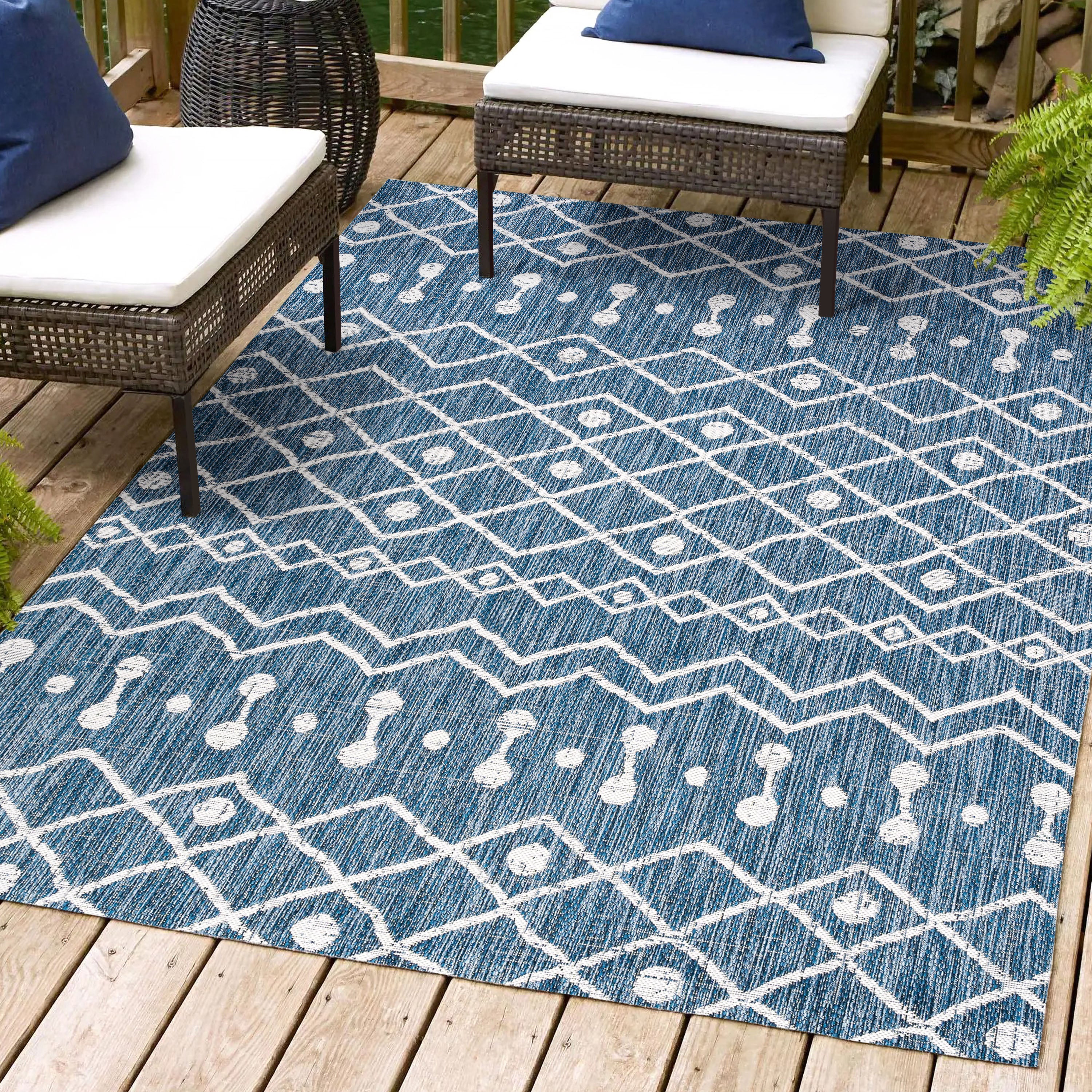 Nokat Tribal Bohemian Indoor/Outdoor Area Rug