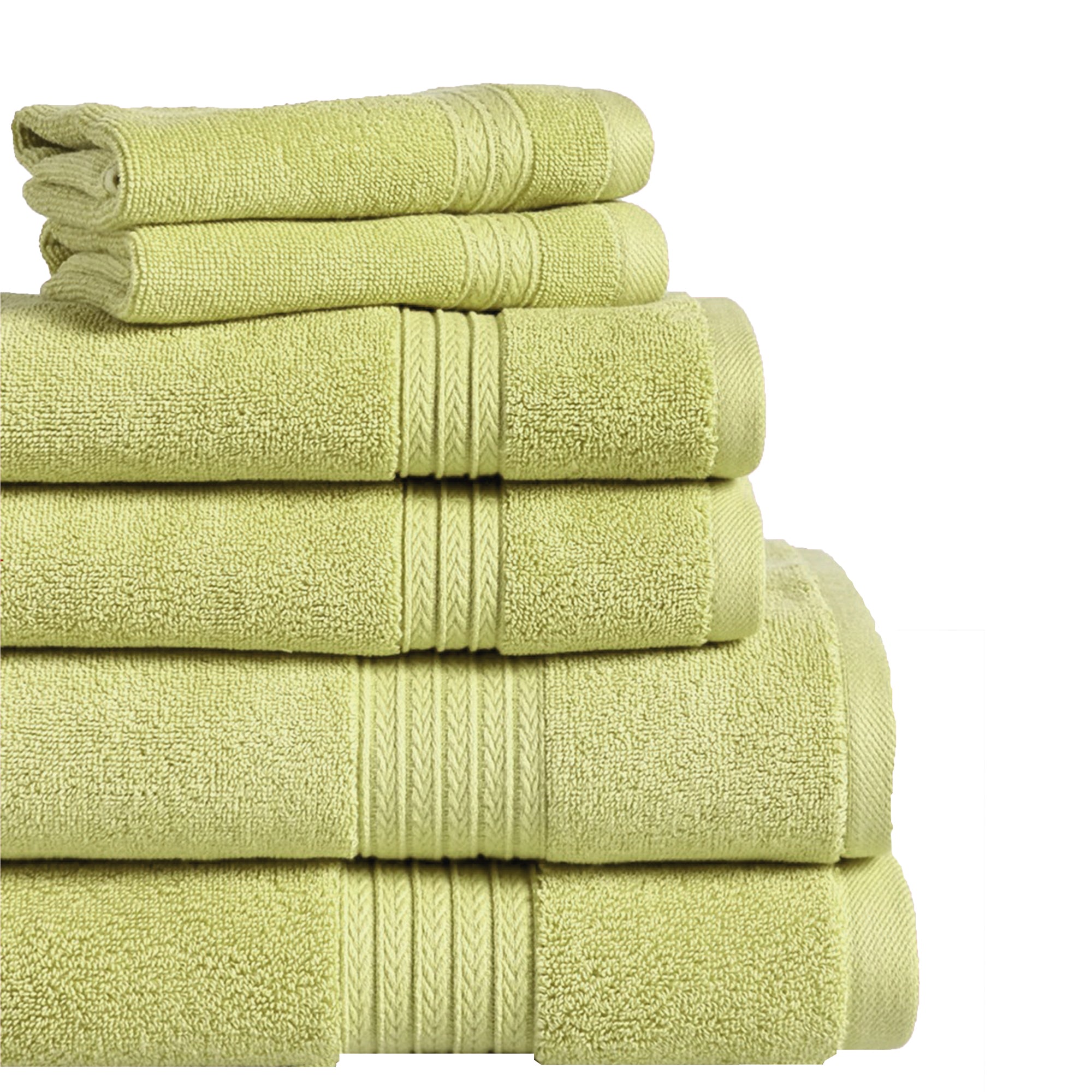 Summit 6-Piece 100% Cotton Bath Towel Set