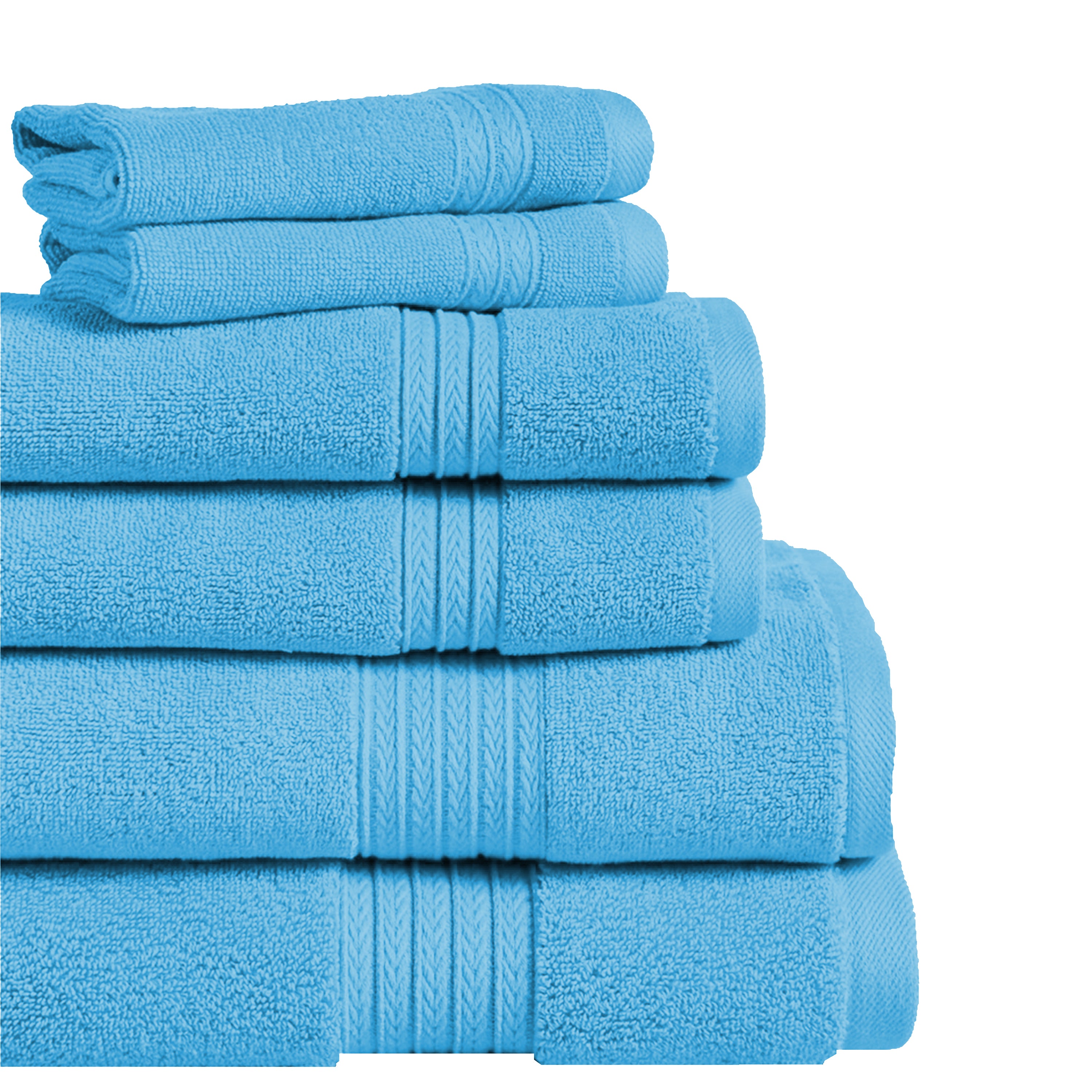 Summit 6-Piece 100% Cotton Bath Towel Set