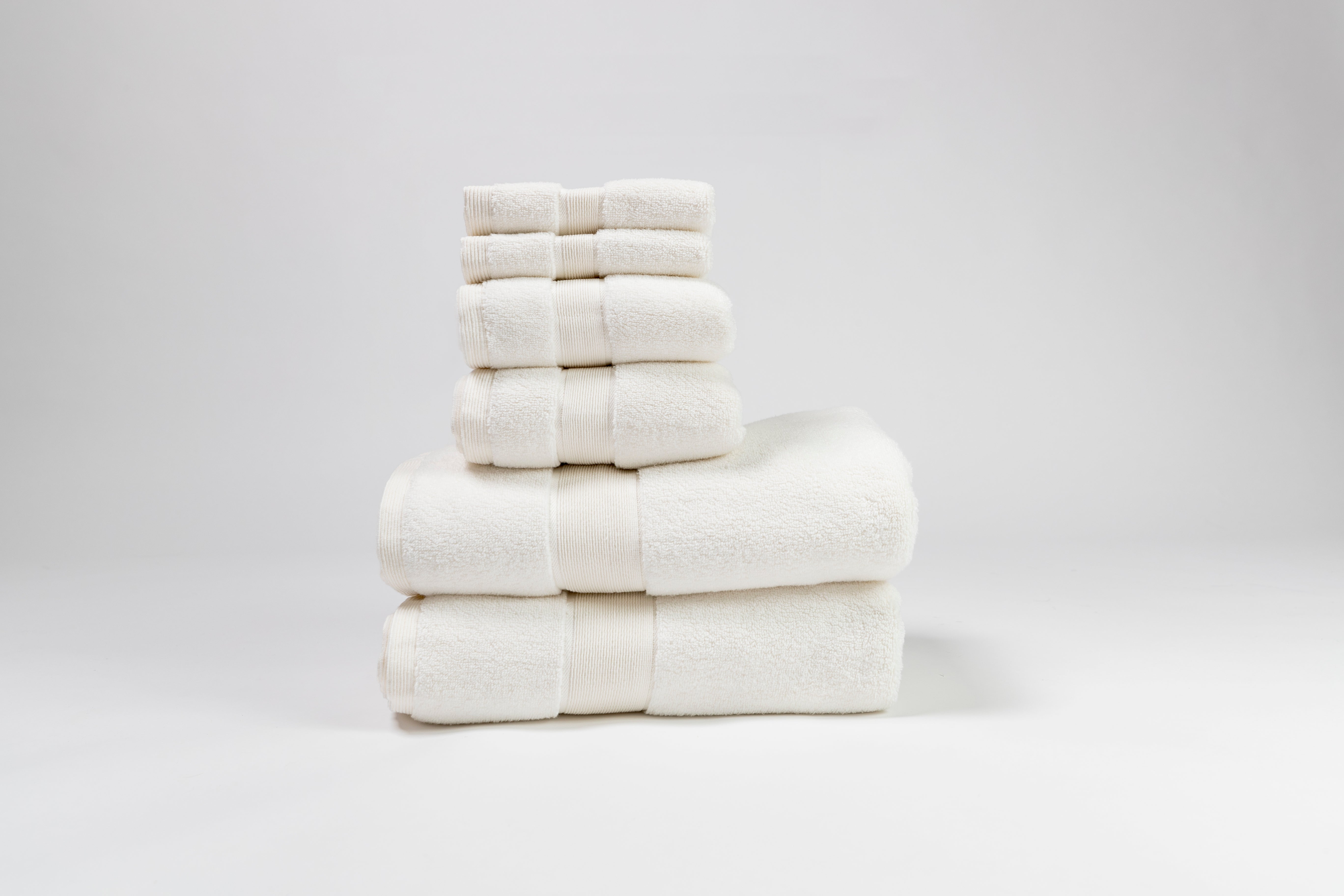 Signature 6-Piece 100% Cotton Bath Towel Set