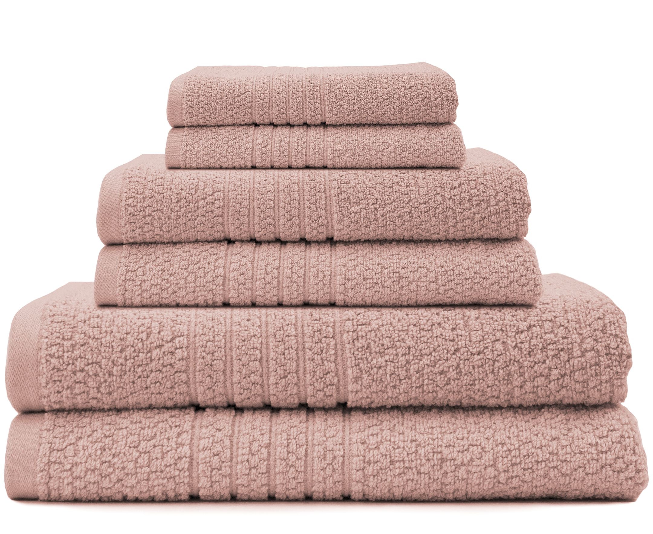 Softee 6-Piece 100% Cotton Bath Towel Set