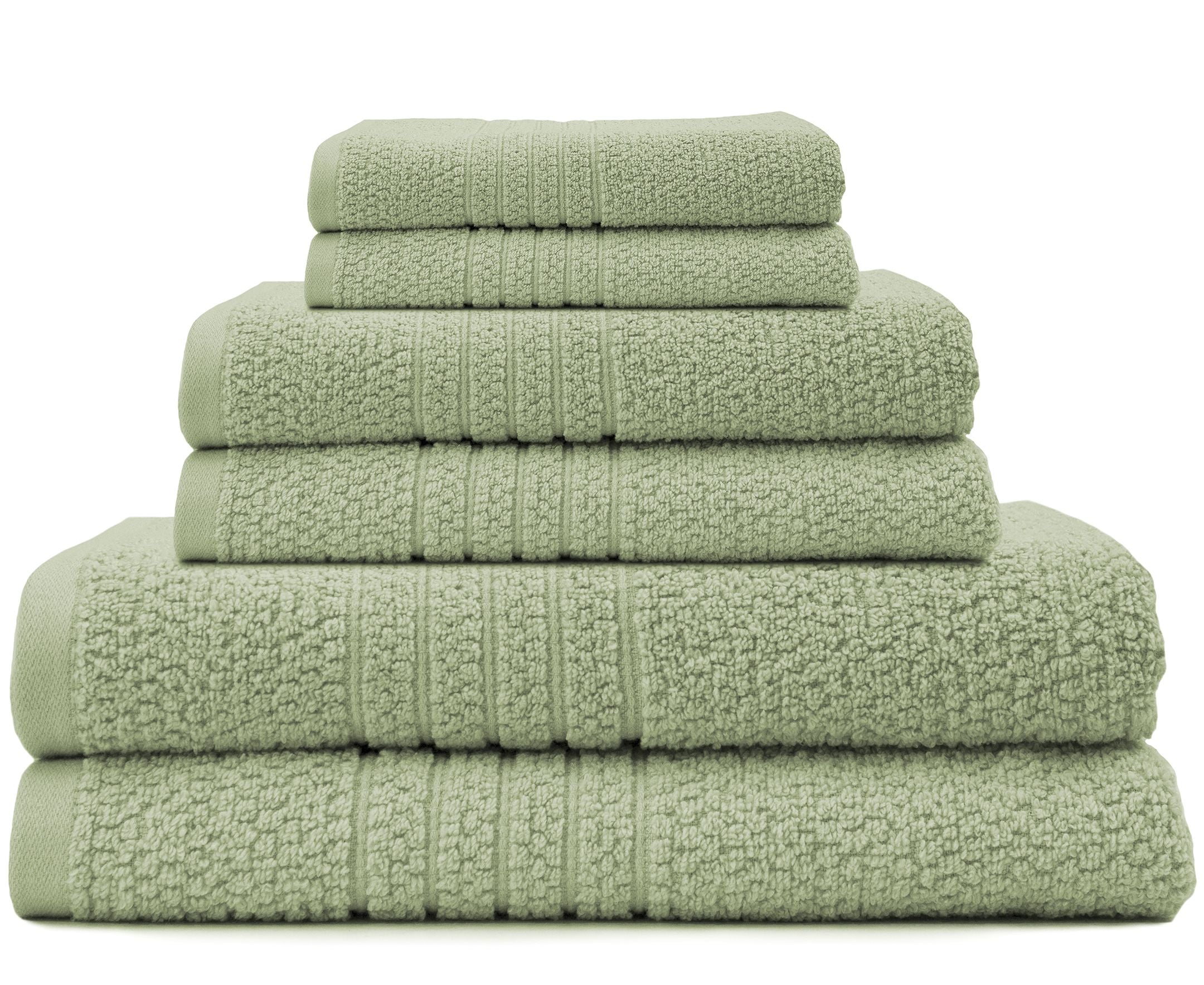 Softee 6-Piece 100% Cotton Bath Towel Set