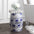 Lotus Chinoiserie Ceramic Drum Garden Stool