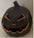 8" Battery Operated Black and Orange Jack-O-Lantern