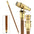 Lord Nelson Brass Telescope Solid Hardwood Walking Stick