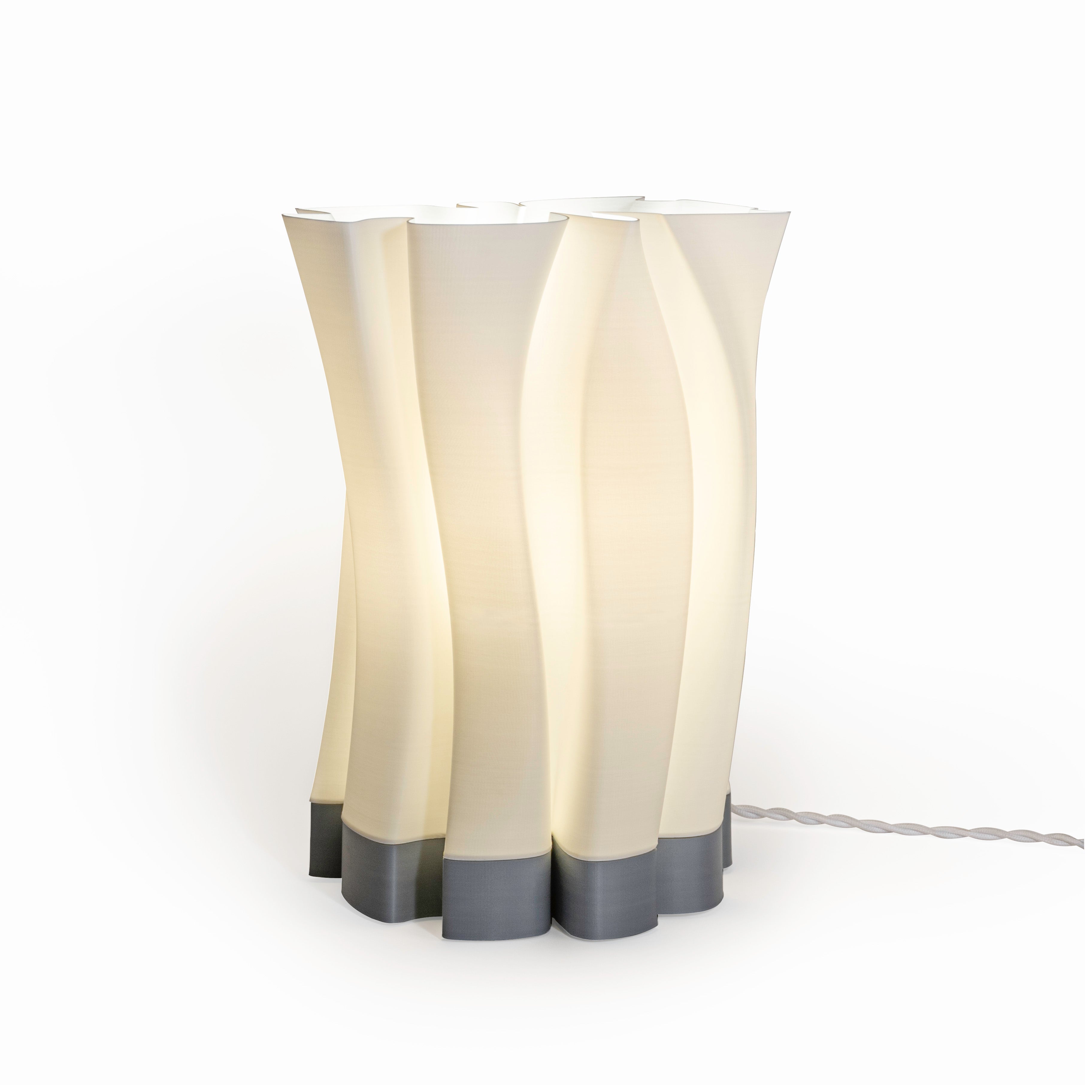 Flame Modern Bohemian Plant-Based PLA 3D Printed Dimmable LED Table Lamp