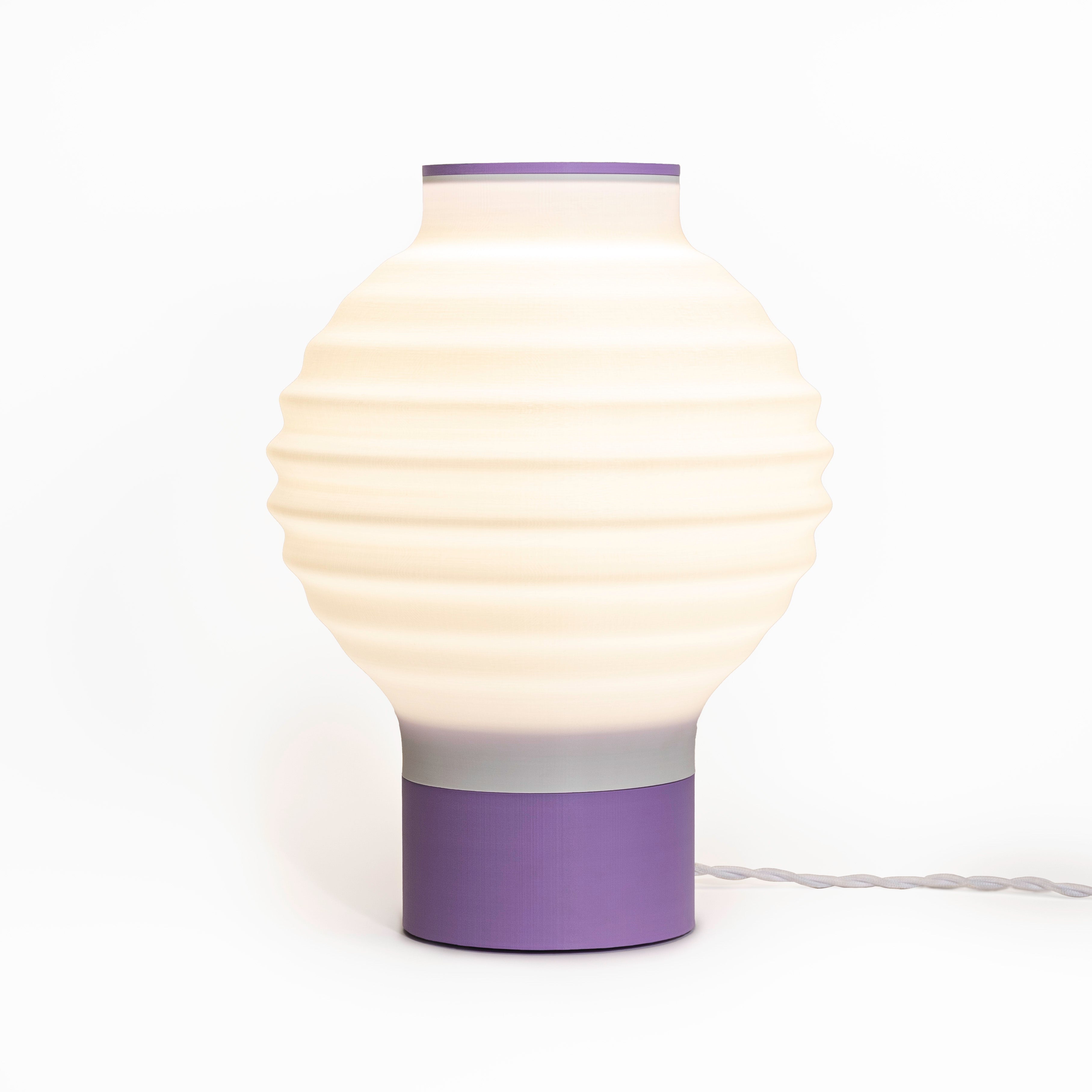 Asian Vintage Traditional Plant-Based PLA 3D Printed Dimmable LED Table Lamp