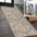 Keesha Bold Distressed Medallion Low-Pile Machine-Washable Runner Rug