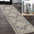 Pavel Distressed Medallion Low-Pile Machine-Washable Runner Rug