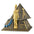 Egyptian Goddess Isis Pyramid Treasure Box Sculpture