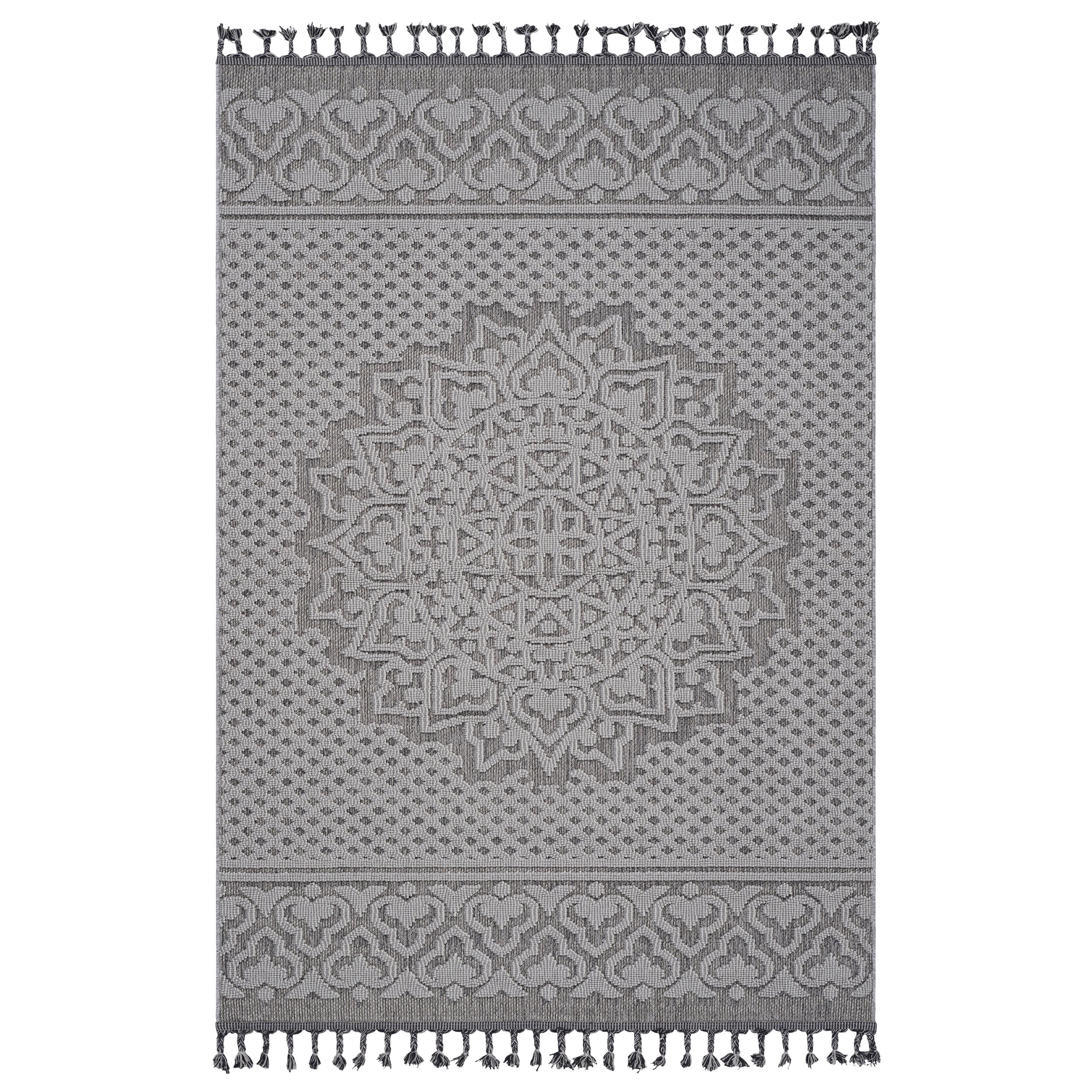 NAAR Guros Collection Medallion Indoor/Outdoor Area Rug