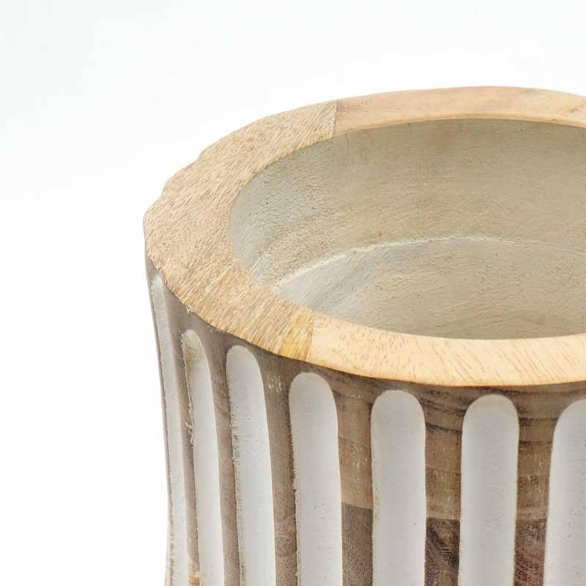 Abeer Wooden Table Vase - Tuesday Morning - Vases