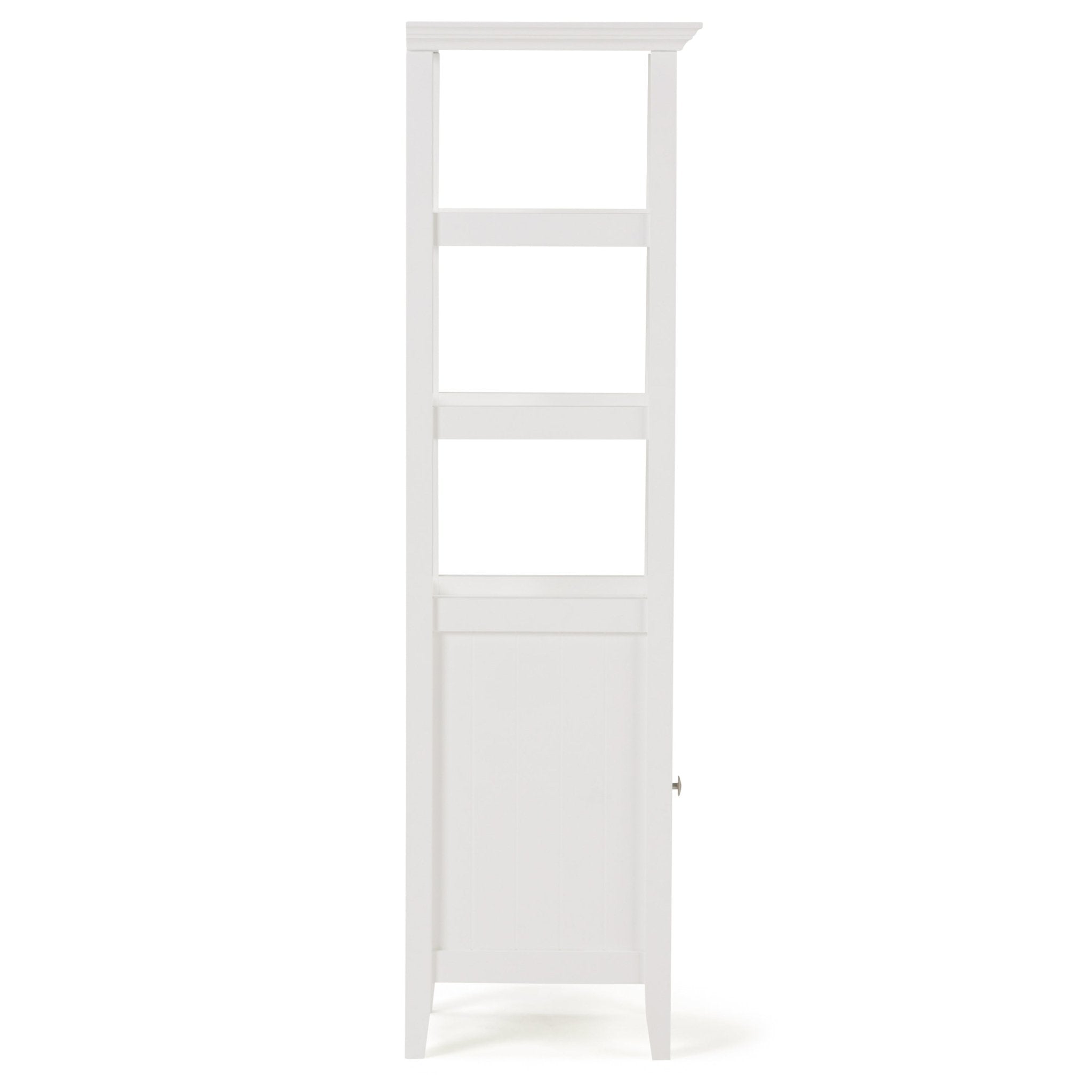 Acadian - Bath Storage Tower - Pure White - Tuesday Morning - Bathroom Cabinets & Storage