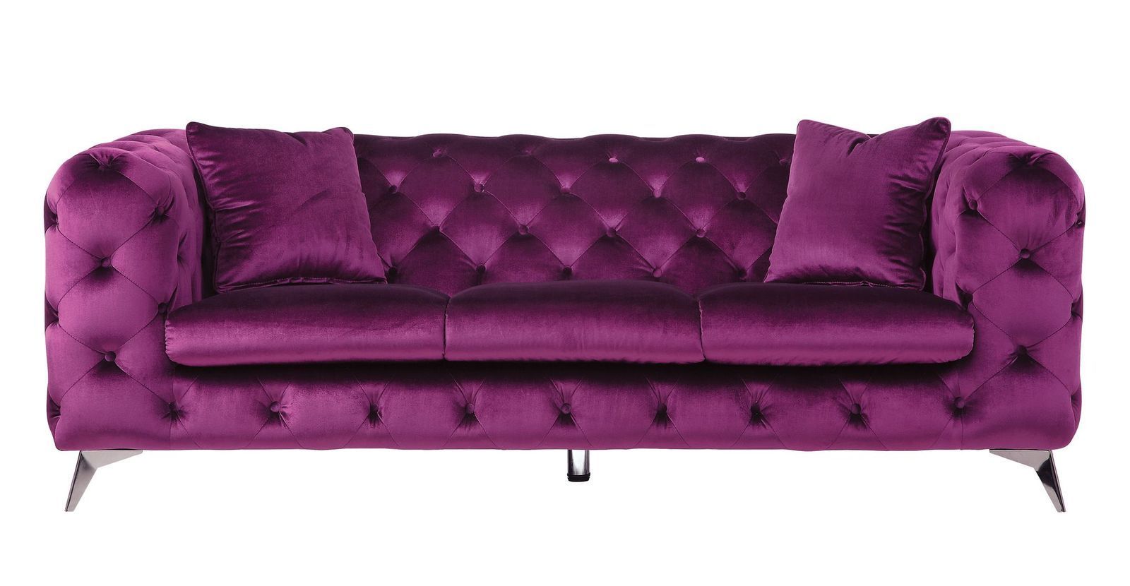 ACME Atronia Sofa, Purple Fabric 54905 - Tuesday Morning - Sofas & Sectionals