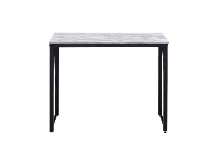 ACME Zaidin Writing Desk, Antique White & Black Finish - Tuesday Morning - Office Desks