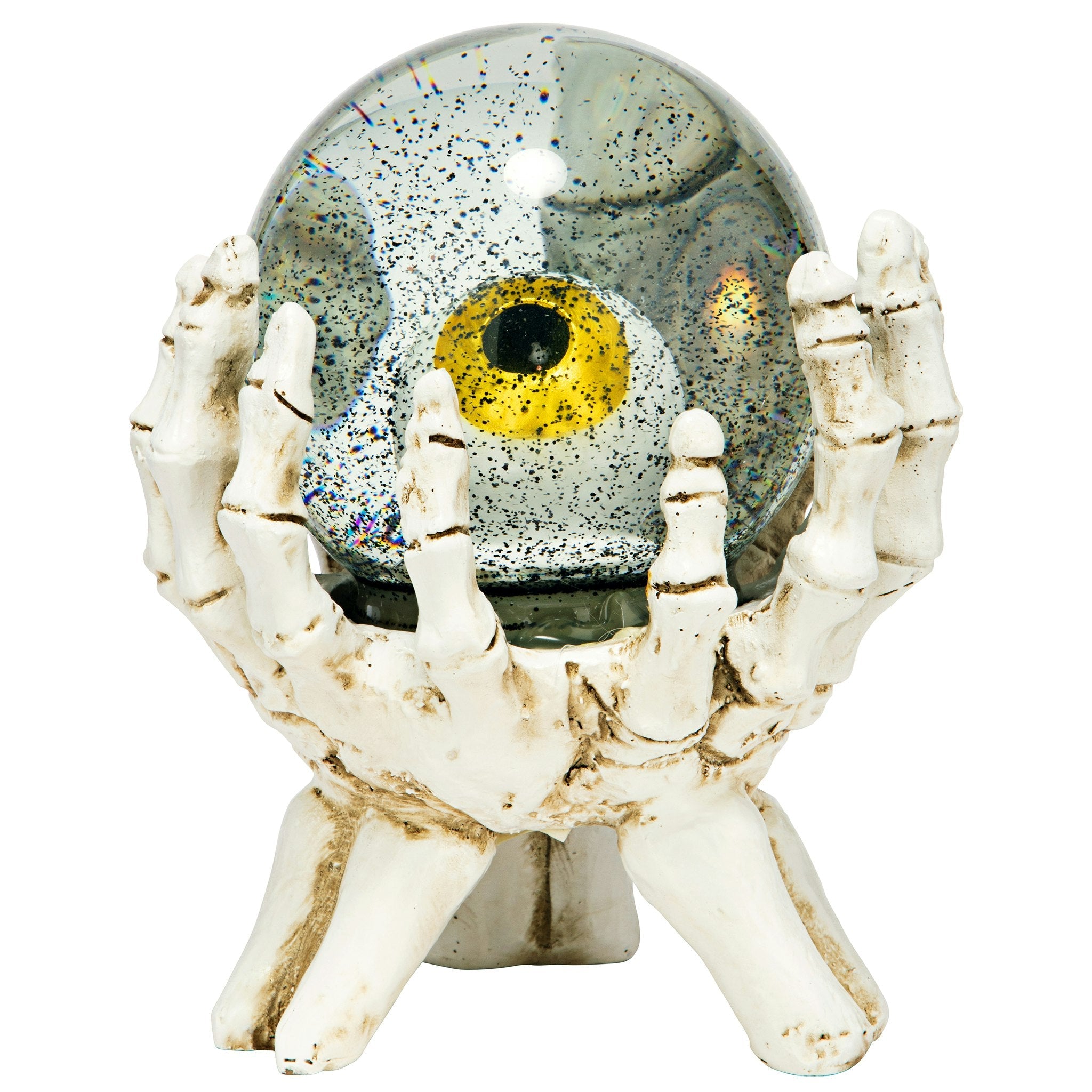 All - Seeing Eye of the Skeleton Water Globe Statue - Tuesday Morning - Decorative Objects