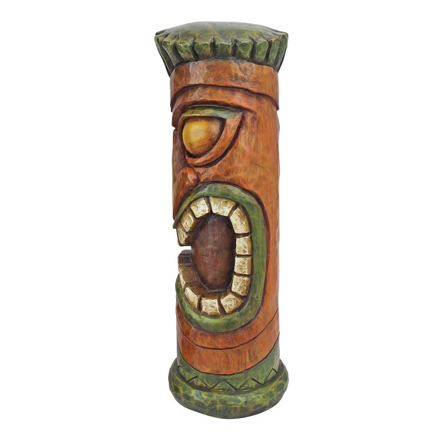 Aloha Hawaii Tiki Sculpture: Moai Haku Hana - Tuesday Morning - Statues & Sculptures