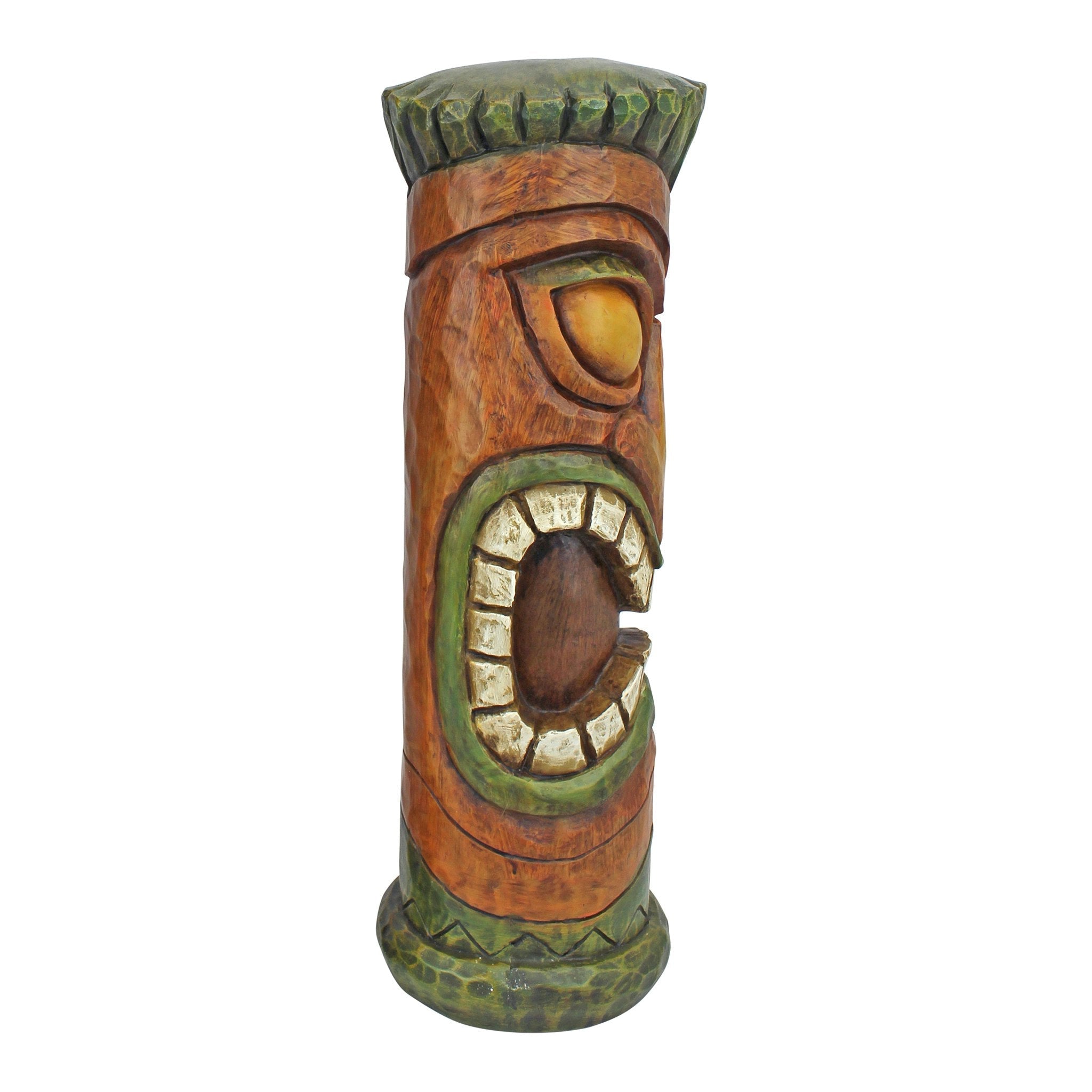 Aloha Hawaii Tiki Sculpture: Moai Haku Hana - Tuesday Morning - Statues & Sculptures