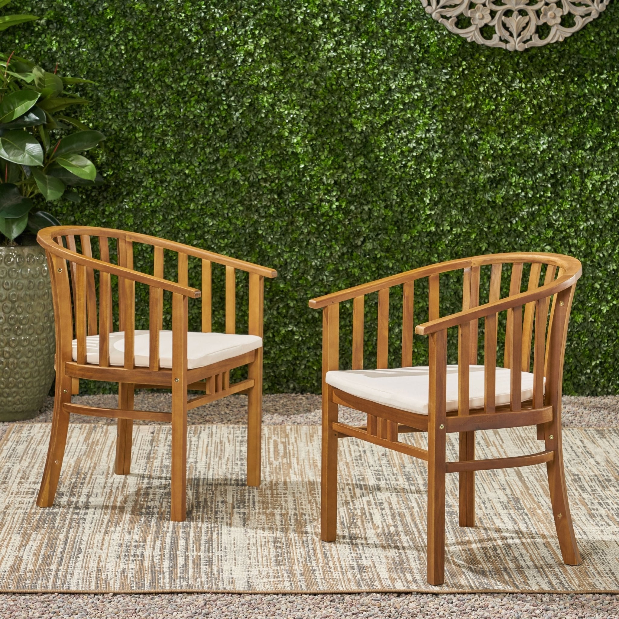 ALONDRA DINING CHAIR, TEAK - Tuesday Morning - Chairs