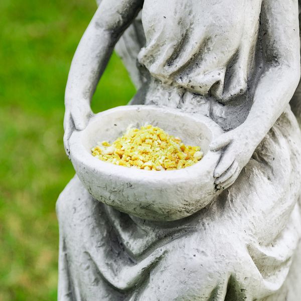 Angel Garden Statue with a Birdbath - Tuesday Morning - Statues & Sculptures