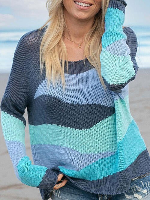 Anita Drop Shoulder Sweater - Tuesday Morning - Sweaters & Hoodies