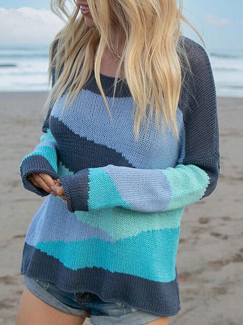 Anita Drop Shoulder Sweater - Tuesday Morning - Sweaters & Hoodies