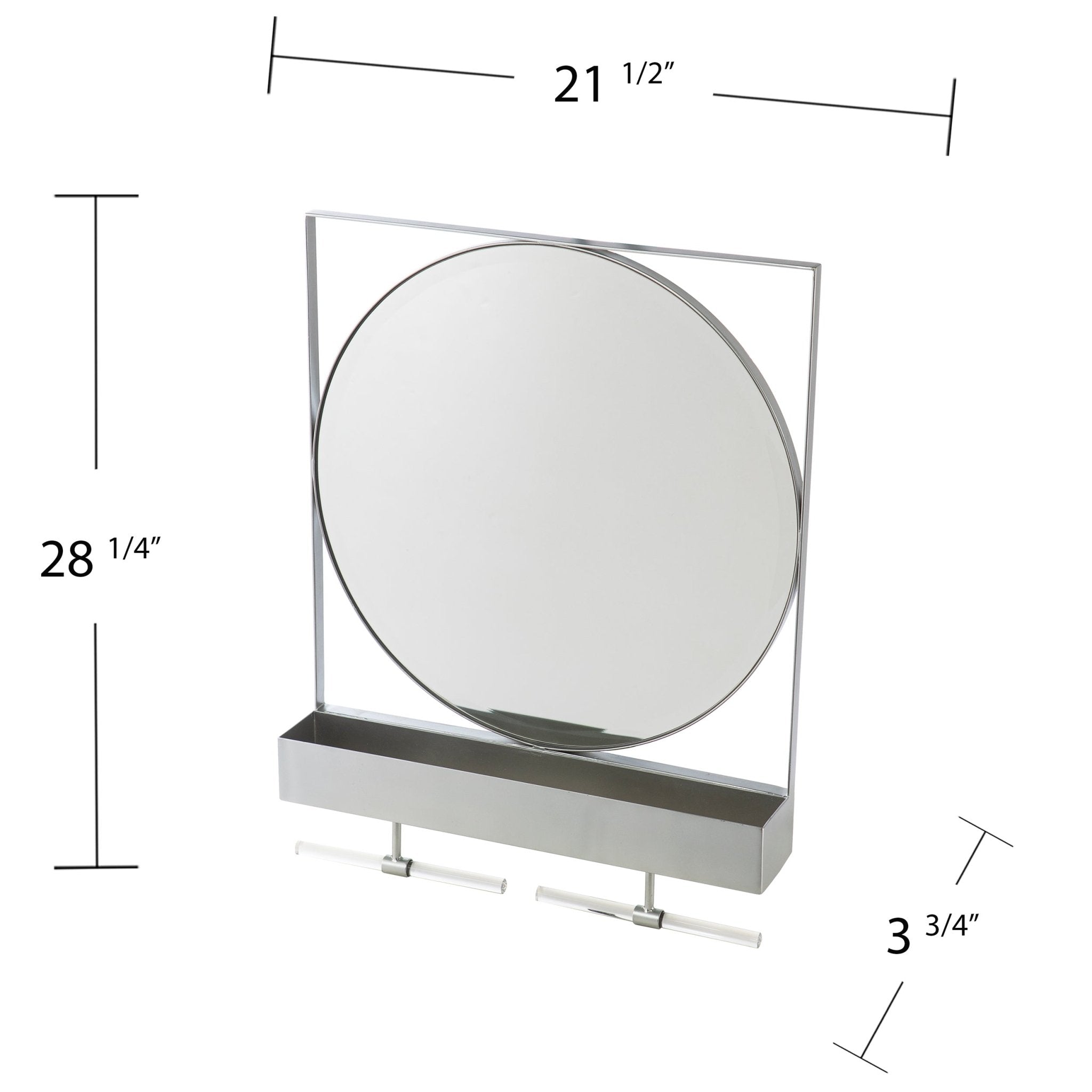 Anthrop Decorative Mirror w/ Storage - Tuesday Morning - Decorative Mirrors