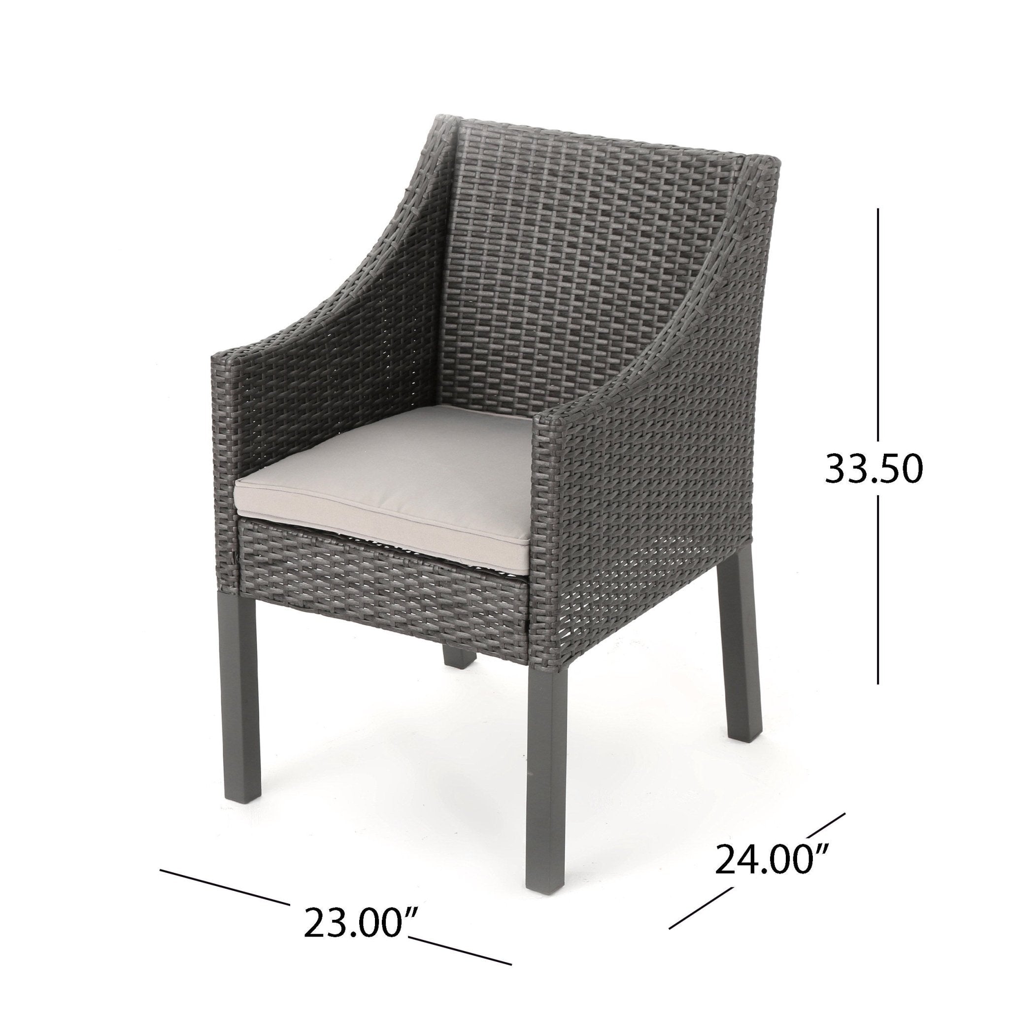 ANTIBES DINING CHAIR - GREY - Tuesday Morning - Chairs