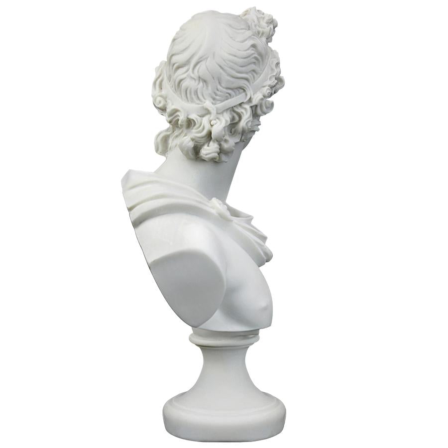 Apollo Belvedere Bonded Marble Greek Sculptural Bust - Tuesday Morning - Statues & Sculptures