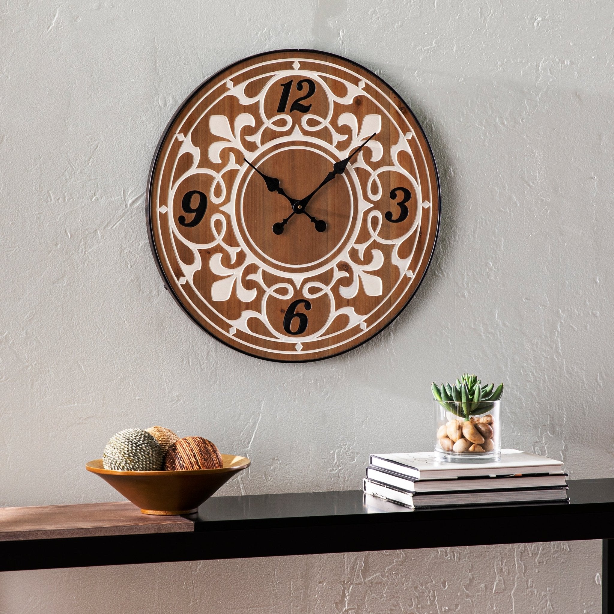 Aprille Round Wall Clock - Tuesday Morning - Clocks