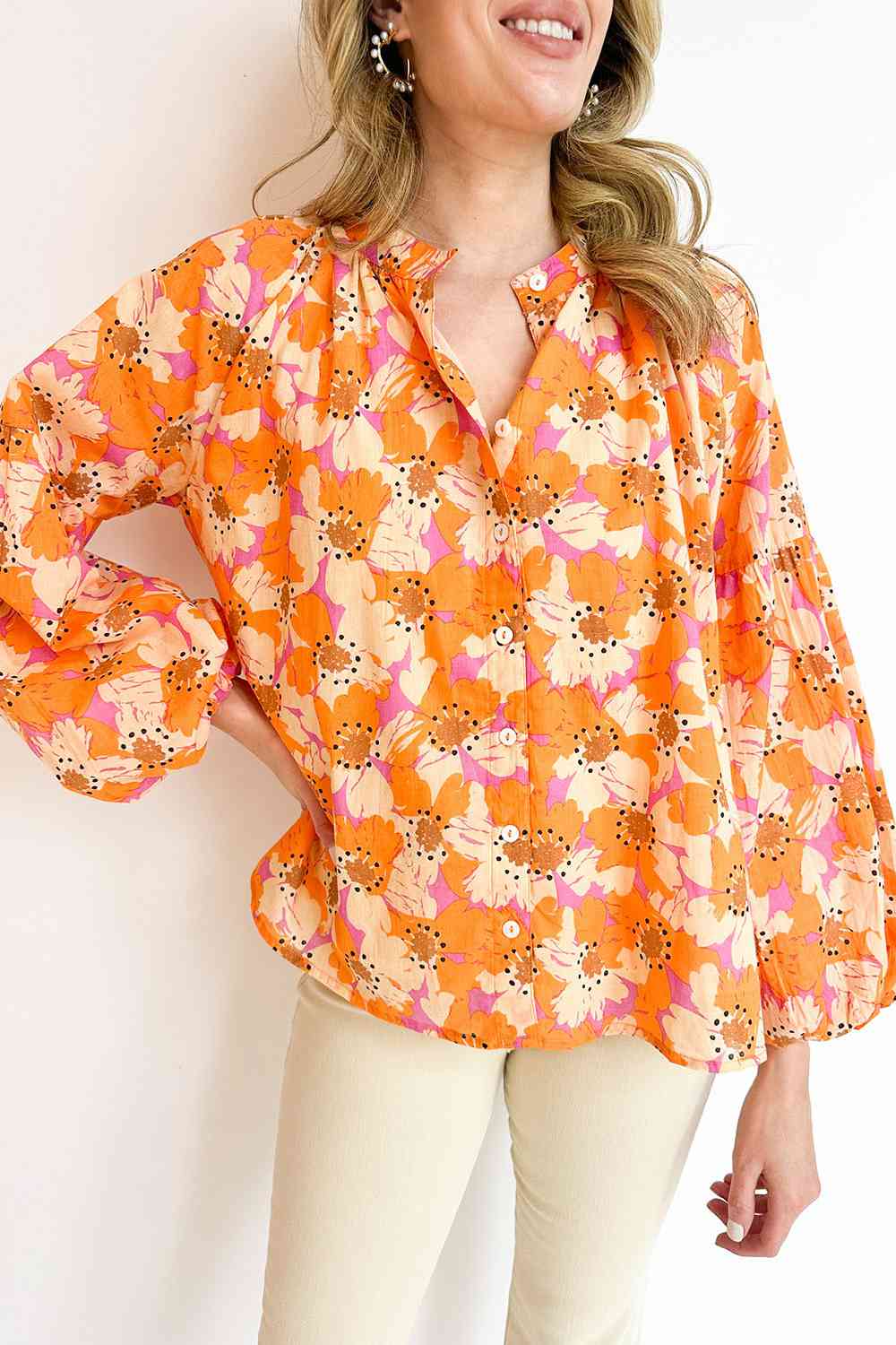 Ashley Balloon Sleeve Top - Tuesday Morning - Shirts & Blouses