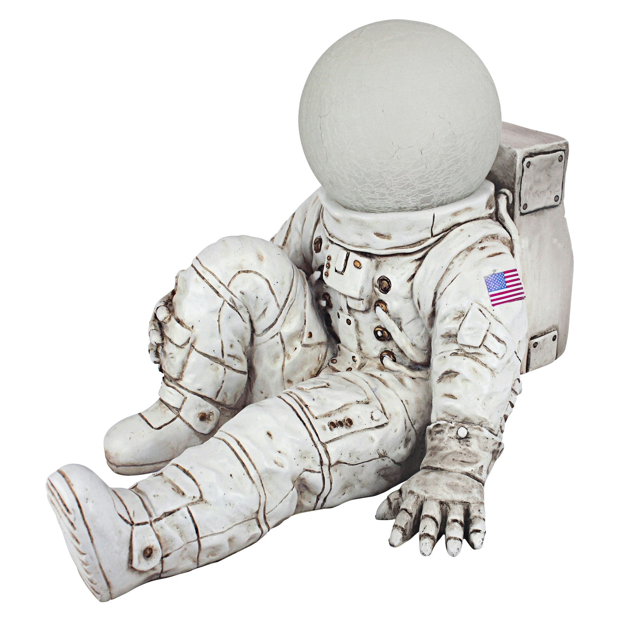 Astronaut at Ease Lighted Sculpture - Tuesday Morning - Table & Desk Lamps