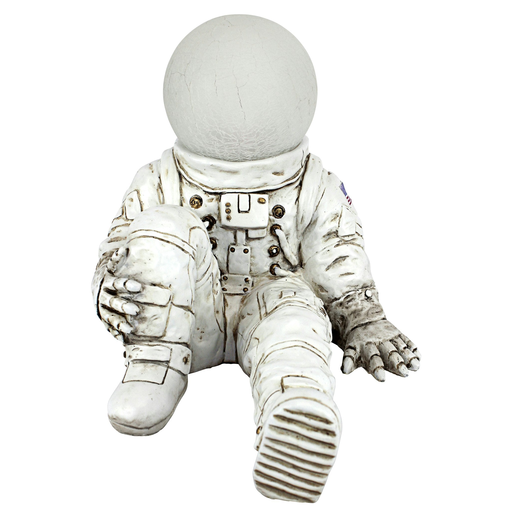 Astronaut at Ease Lighted Sculpture - Tuesday Morning - Table & Desk Lamps