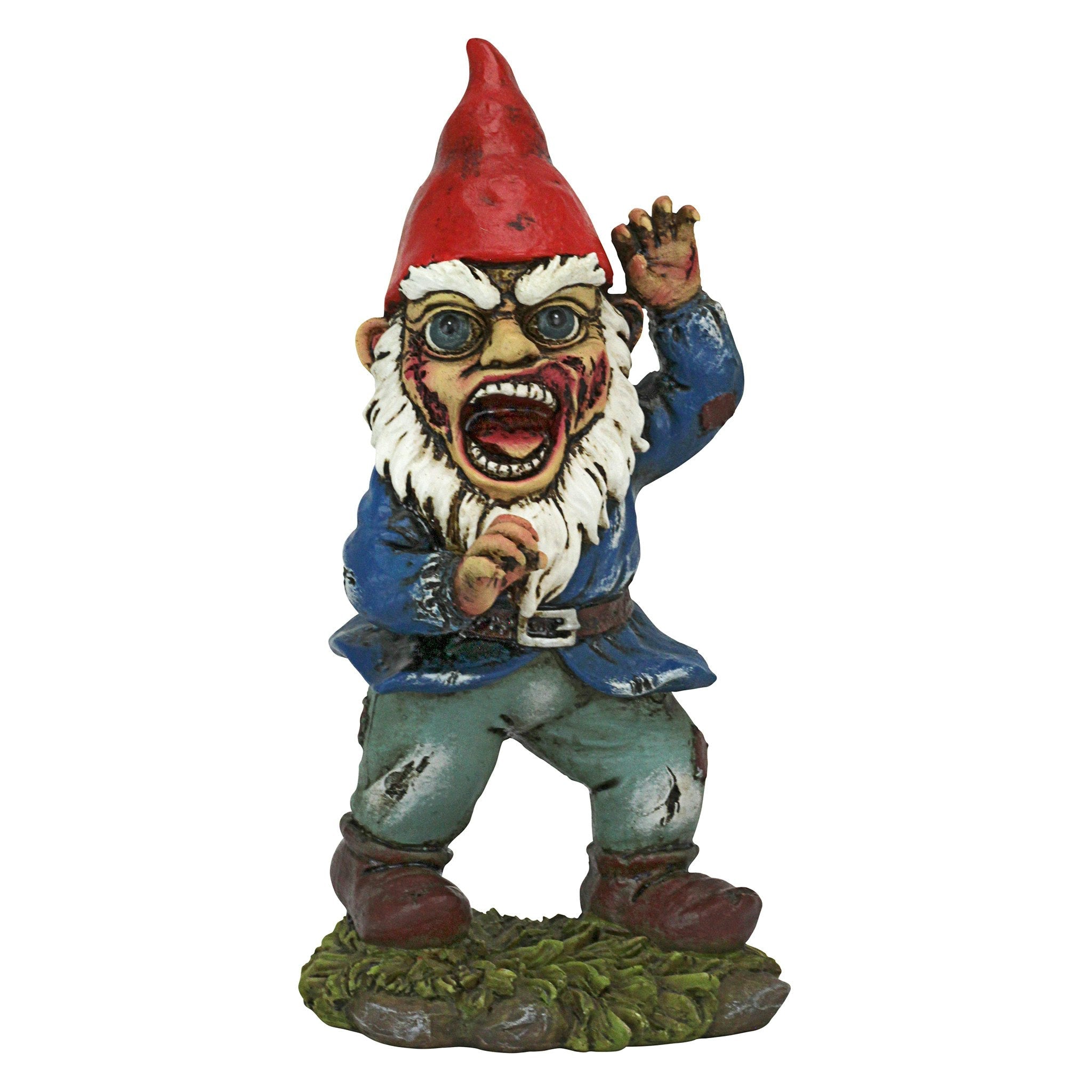 Attack of the Dead Walking Zombie Apocalypse Garden Gnome Statue - Tuesday Morning - Garden Decor