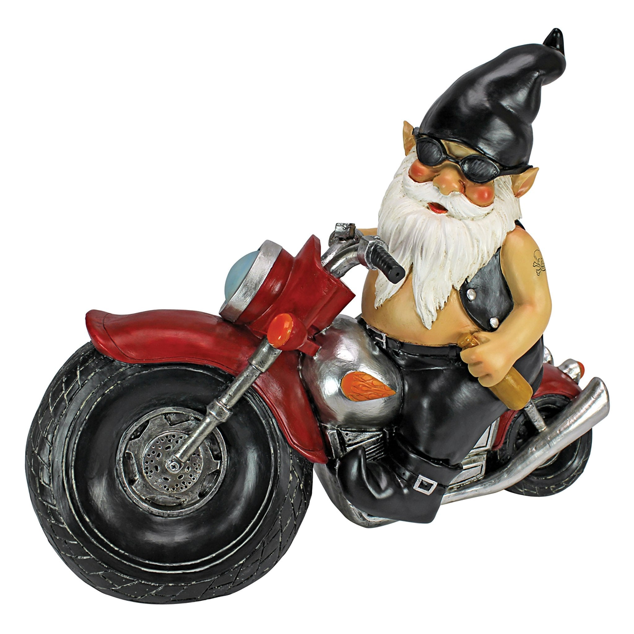 Axle Grease, the Biker Gnome Statue - Tuesday Morning - Garden Decor