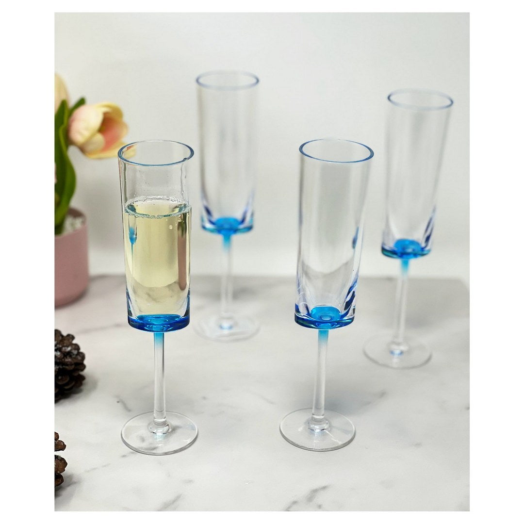 Oval-Halo-Plastic-Champagne-Flutes-Set-of-4-(4oz),-Unbreakable-Mimosa-Glasses-Plastic-Champagne-Glasses,-Acrylic-Wedding-Champagne-Flutes-Drinkware