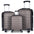 Luggage Suitcase 3 Piece Sets Hardside Carry-on luggage with Spinner Wheels