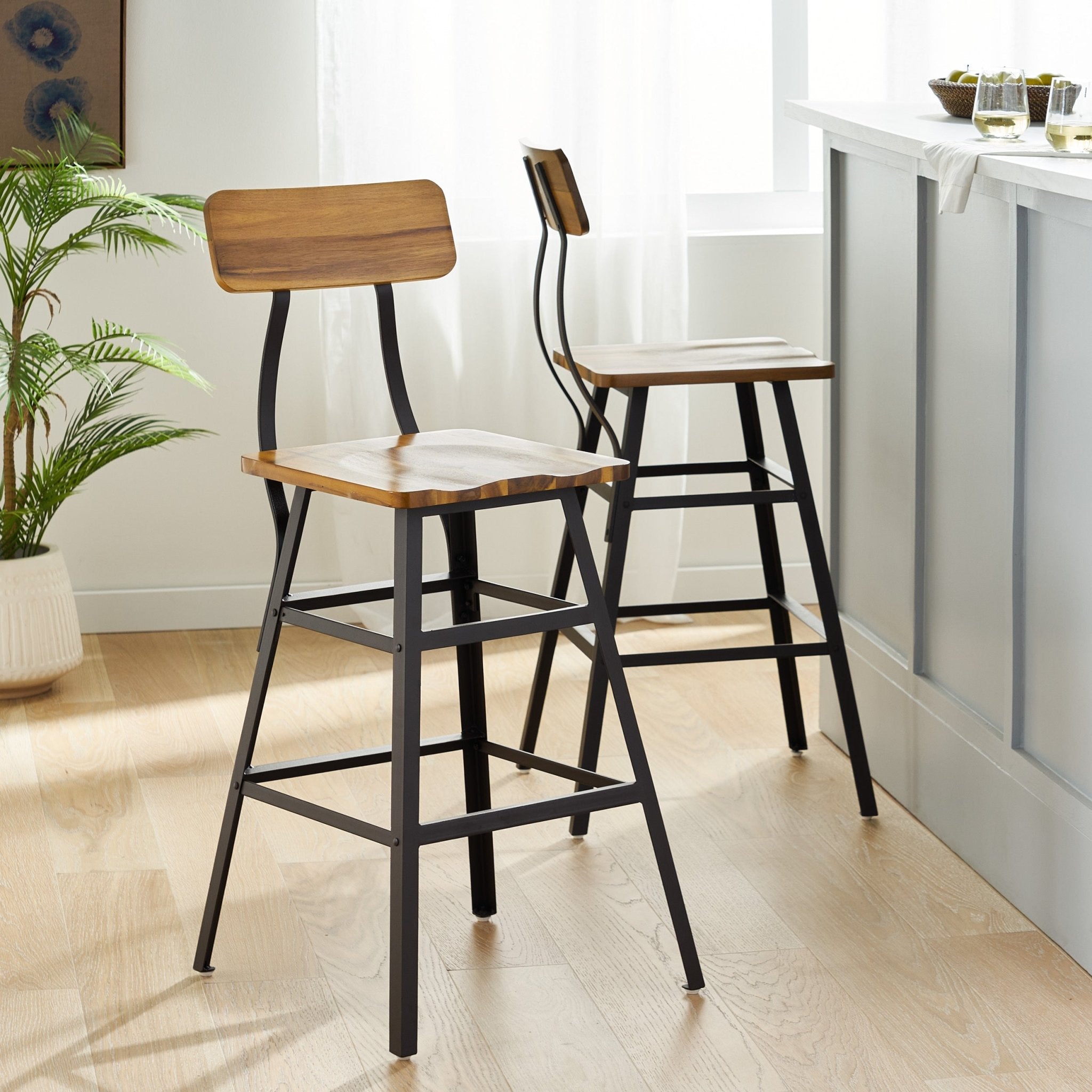 BAR CHAIR( SET OF 2 ) - Tuesday Morning - Table & Bar Stools