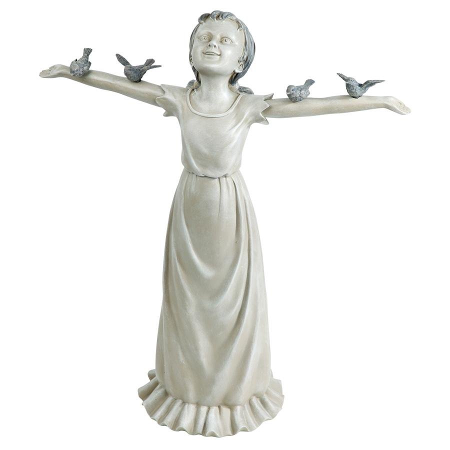 Basking in God's Glory Little Girl Statue: Medium - Tuesday Morning - Statues & Sculptures