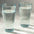 Glass Tumbler -Light Blue -Set of 4