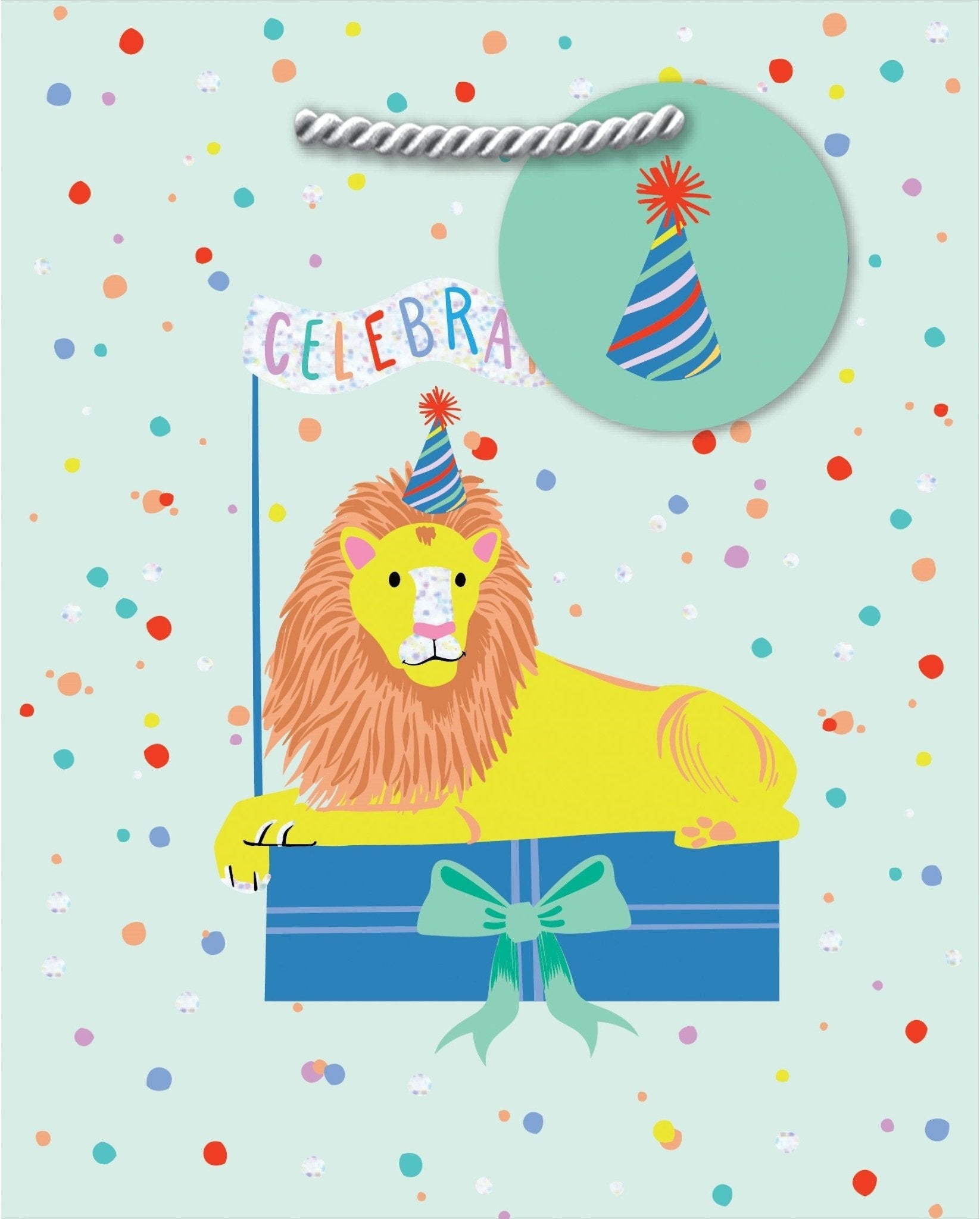 BDay Banner and Jungle Animals 8 Gift Bag Collection - Tuesday Morning - Gift Bags