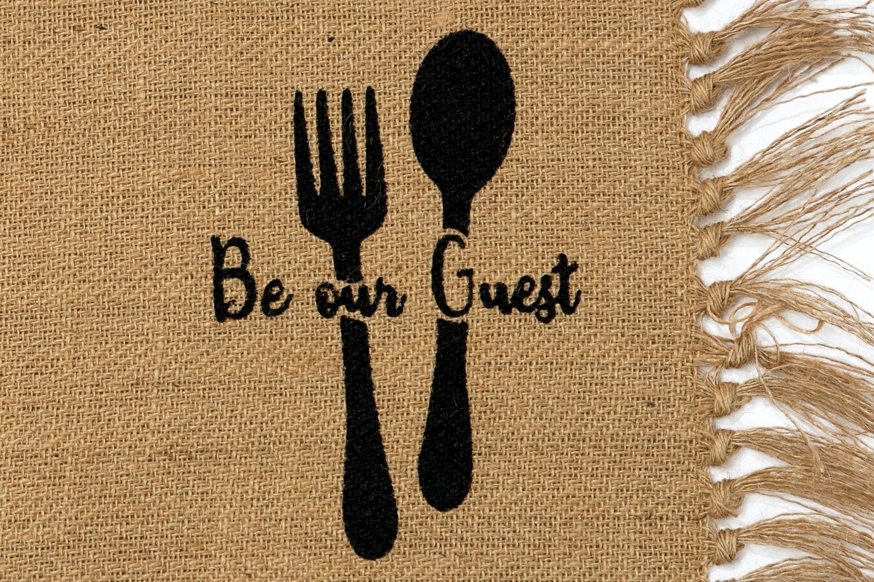 Be Our Guest 100% Jute Placemat (Set of 4) - Tuesday Morning - Placemats