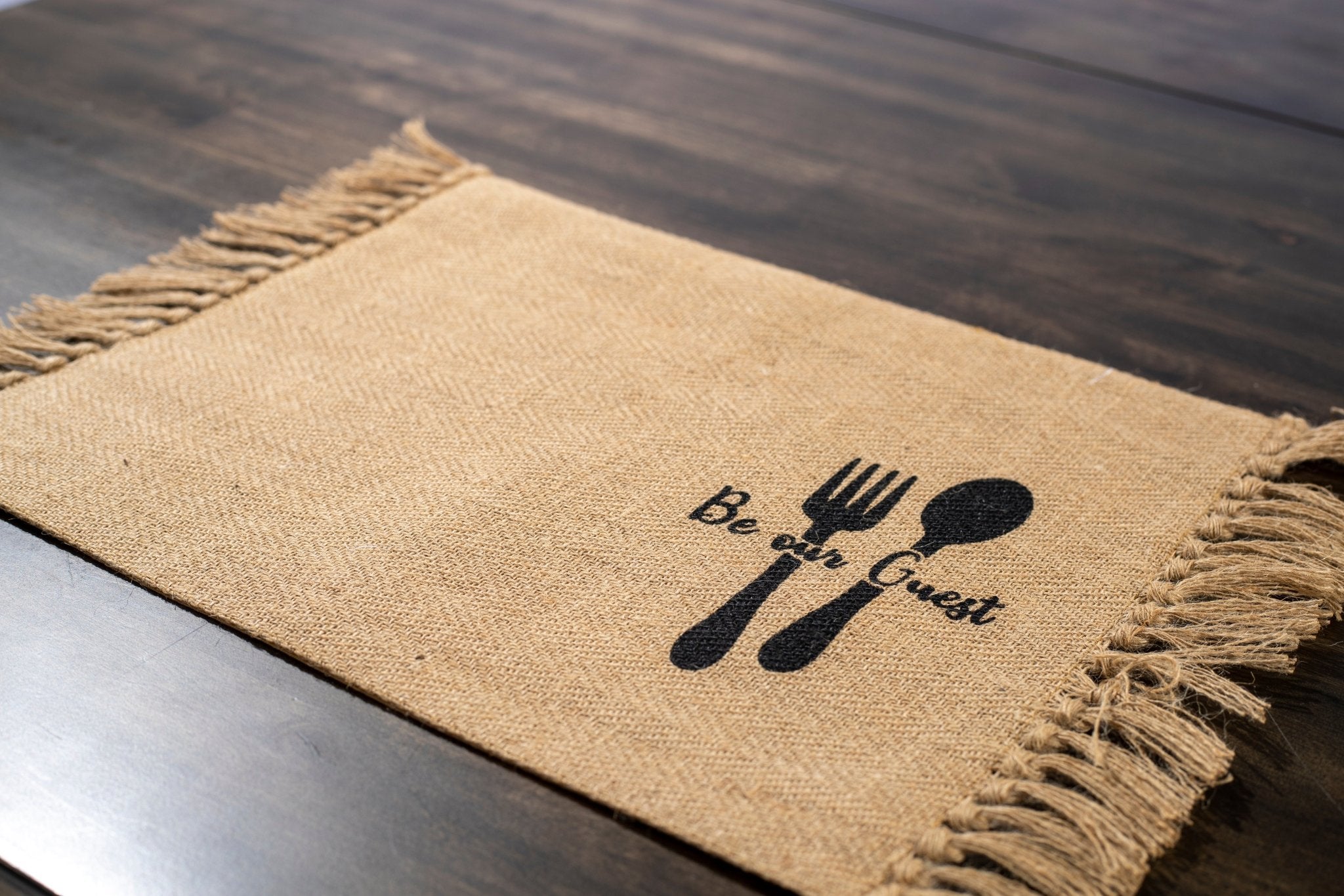 Be Our Guest 100% Jute Placemat (Set of 4) - Tuesday Morning - Placemats