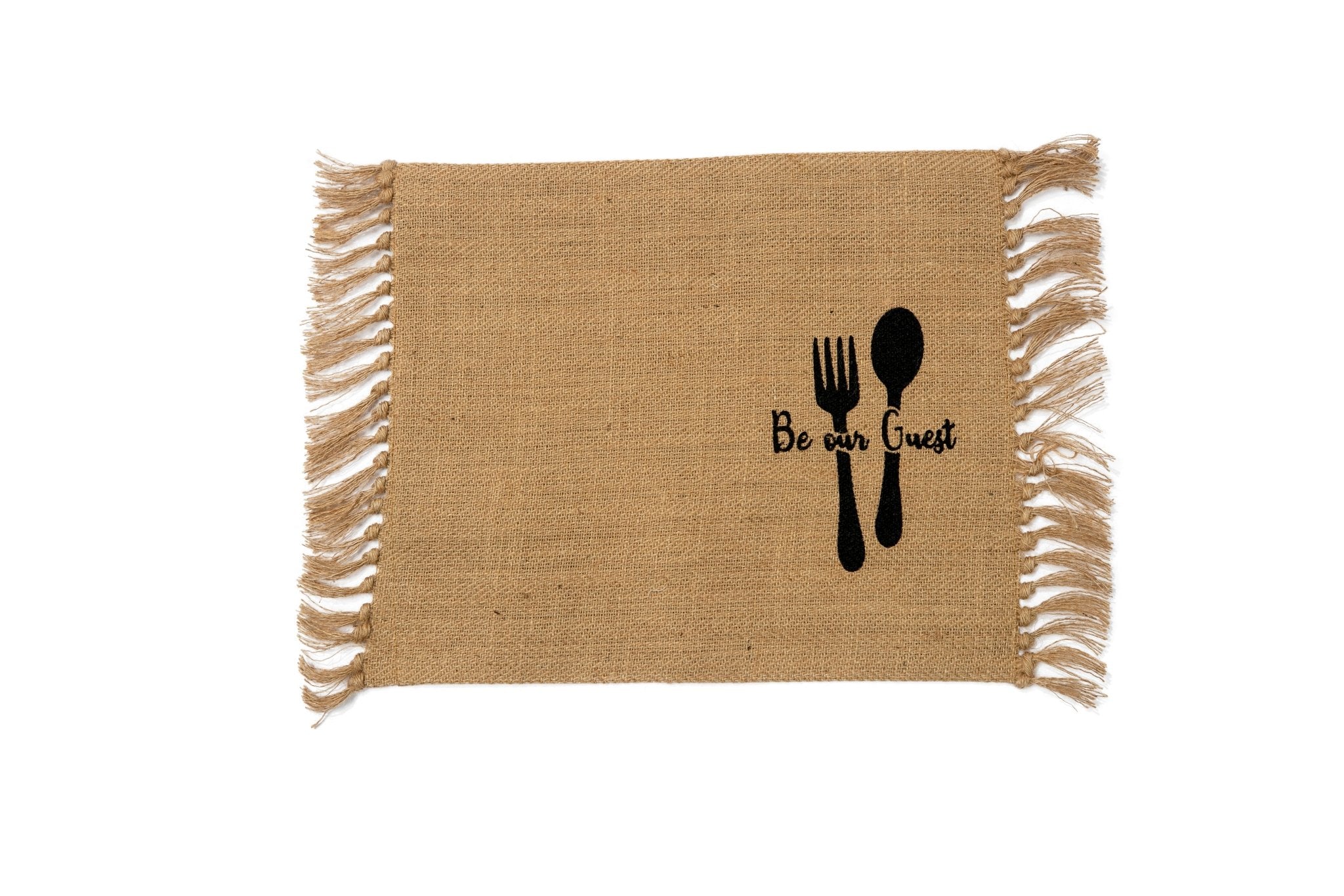 Be Our Guest 100% Jute Placemat (Set of 4) - Tuesday Morning - Placemats